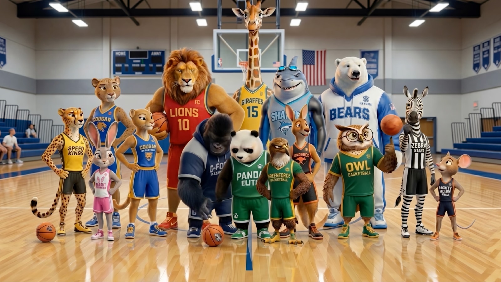 Plattform för utveckling av basketspelare